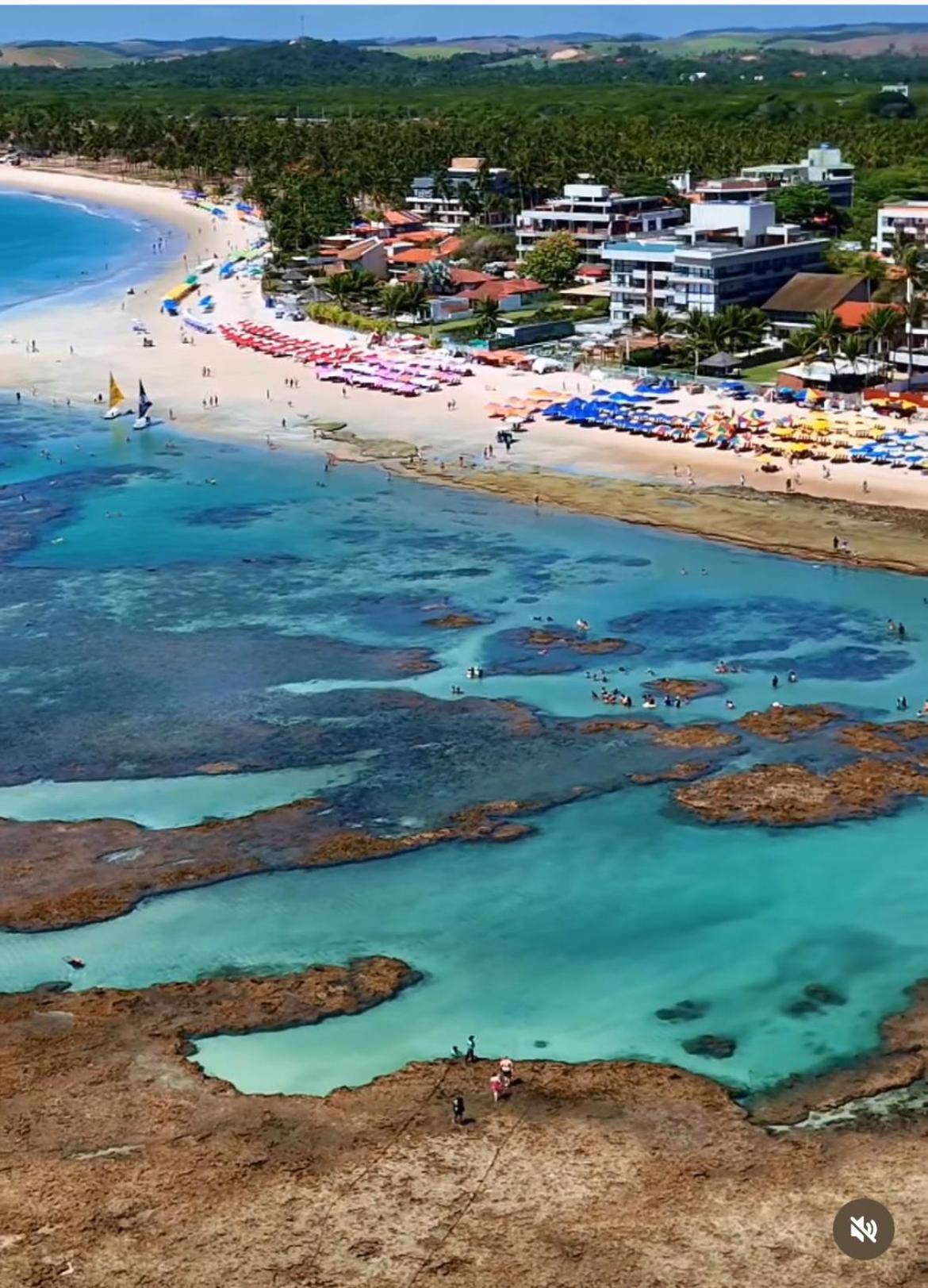 Resort Beira Mar Em Porto De Galinhas - Cupe Beach Living Porto de Galinhas Bagian luar foto